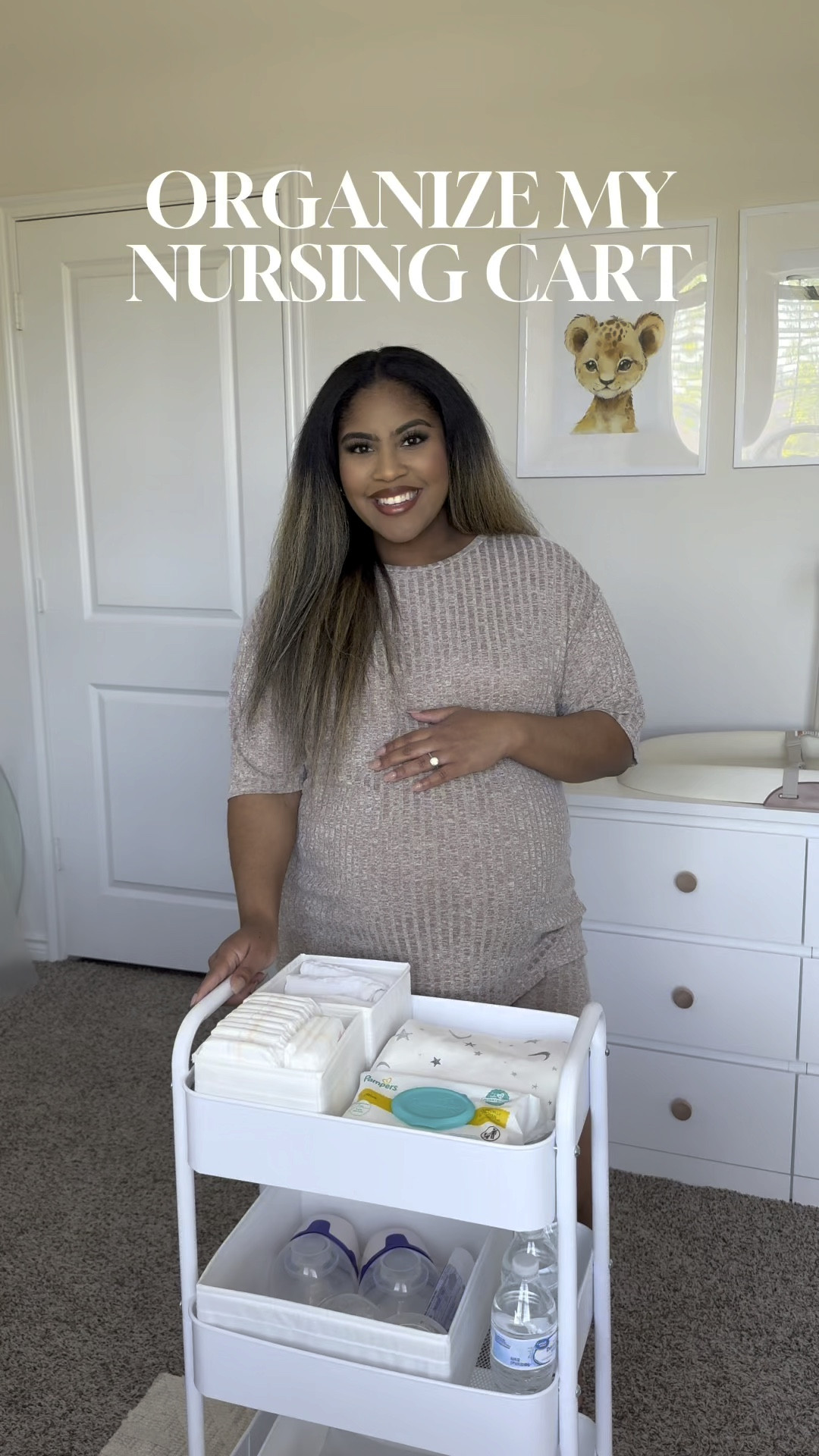 Organize my nursing cart ✨

#LTKhome #LTKbump #LTKbaby