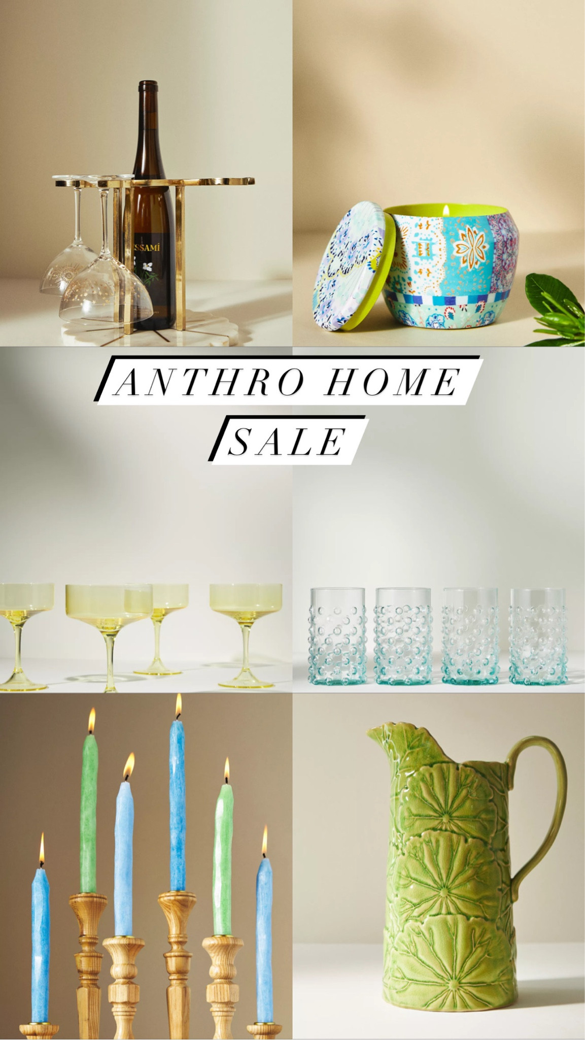 Anthropologie home sale finds 🥬🩵 #Anthropologie #homedecor #glassware 

#LTKhome #LTKsalealert #LTKGiftGuide