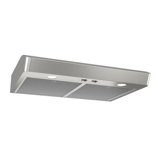 Broan 30-in 375-CFM Convertible Stainless Steel Under Cabinet Range Hood | Lowe's