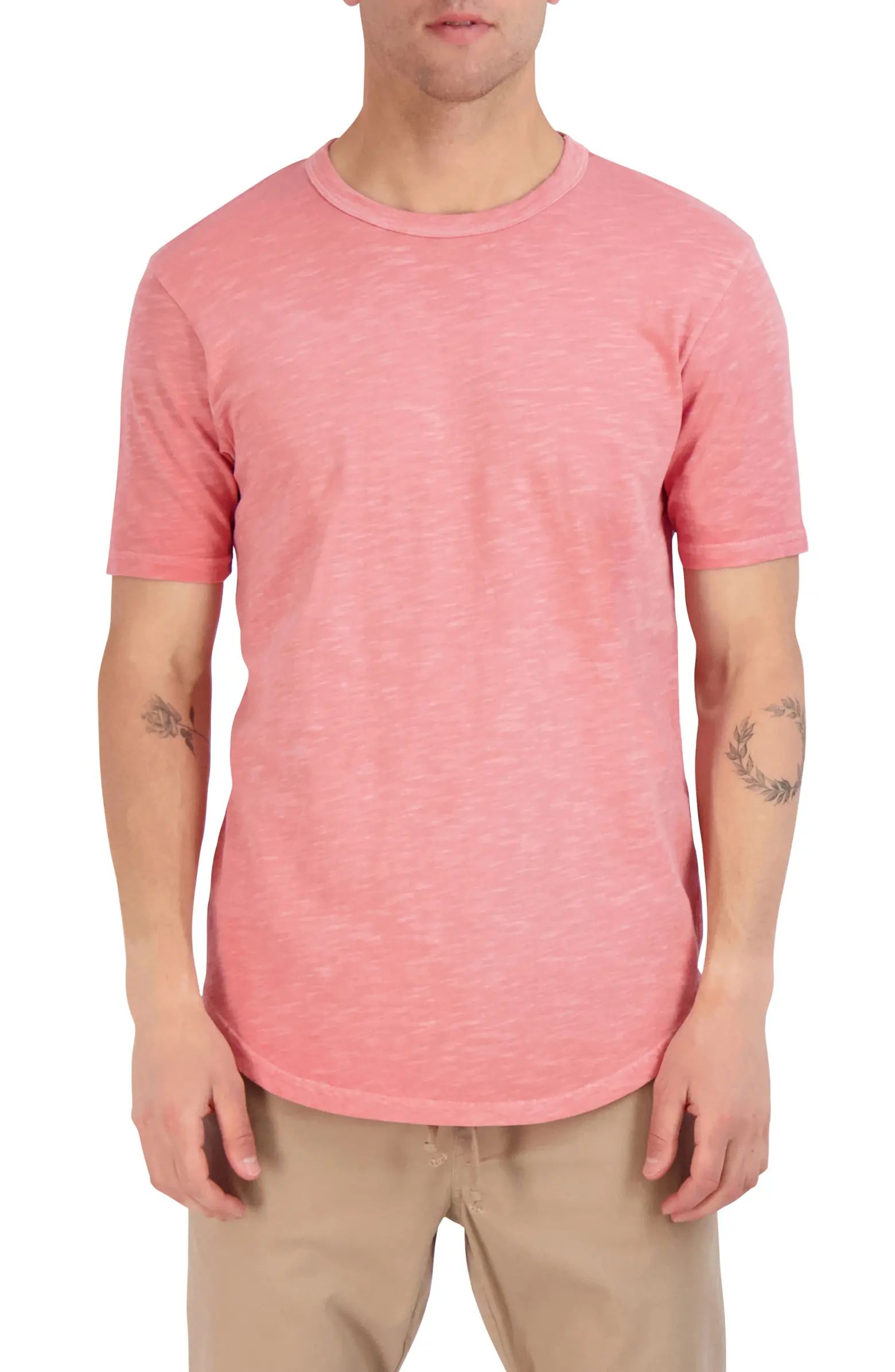 Goodlife Sun Faded Slub Scallop Crew T-Shirt | Nordstrom | Nordstrom