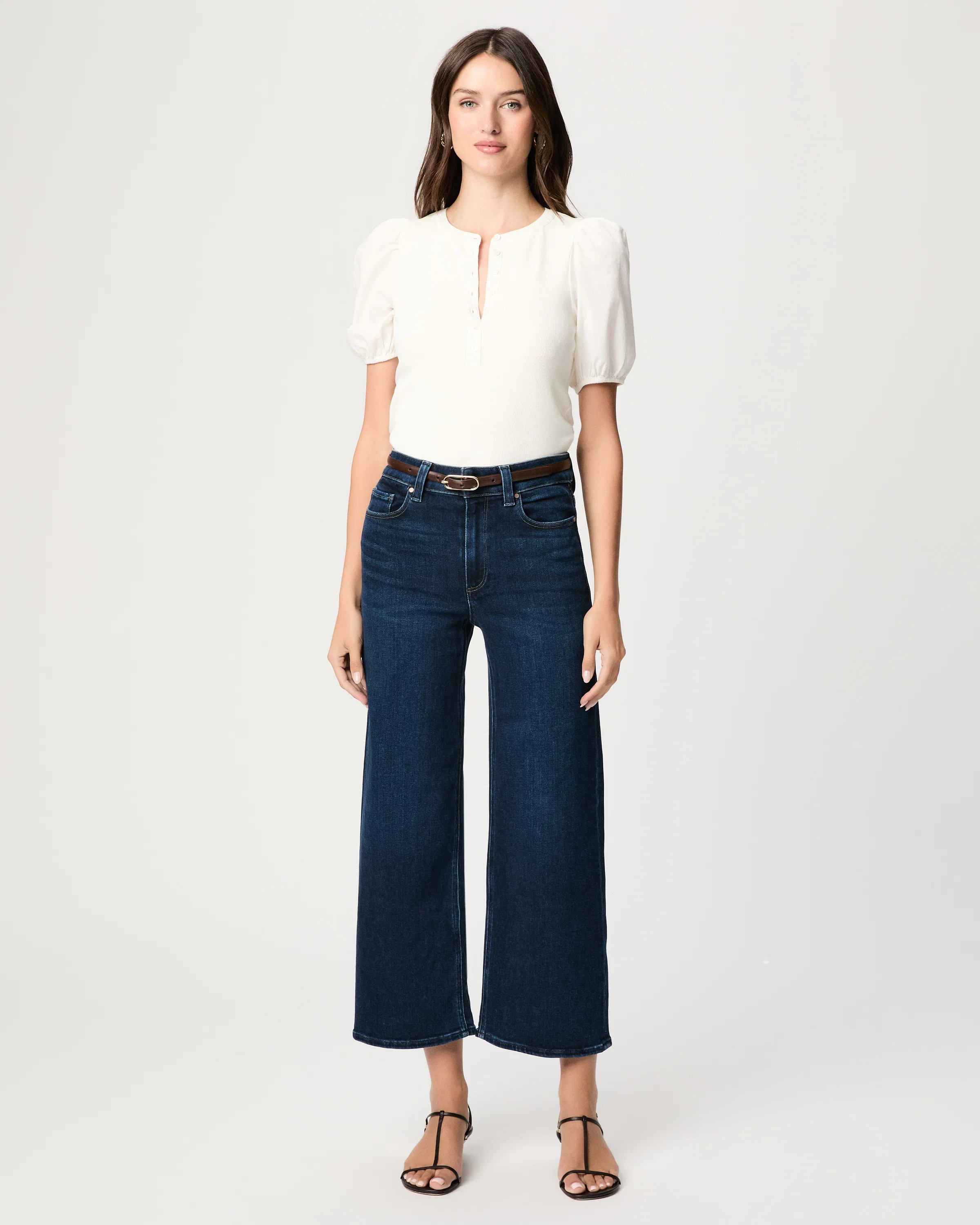 Anessa Wide Leg Jean - Basilica | Paige