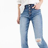 Vintage straight jean in reed wash with button fly | J.Crew US