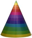 Creative Converting Cone Rainbow Design Adult Party Hat, 7" x 5.75 | Amazon (US)