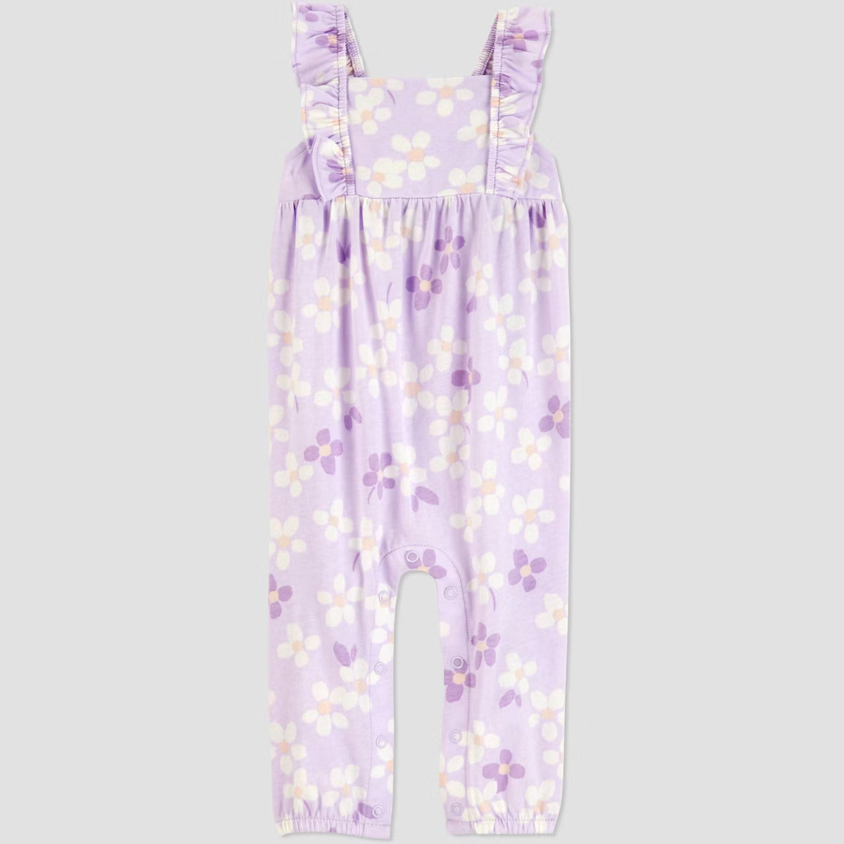 Carter's Just One You®️ Baby Girls' Floral Ruffle Romper- Purple | Target