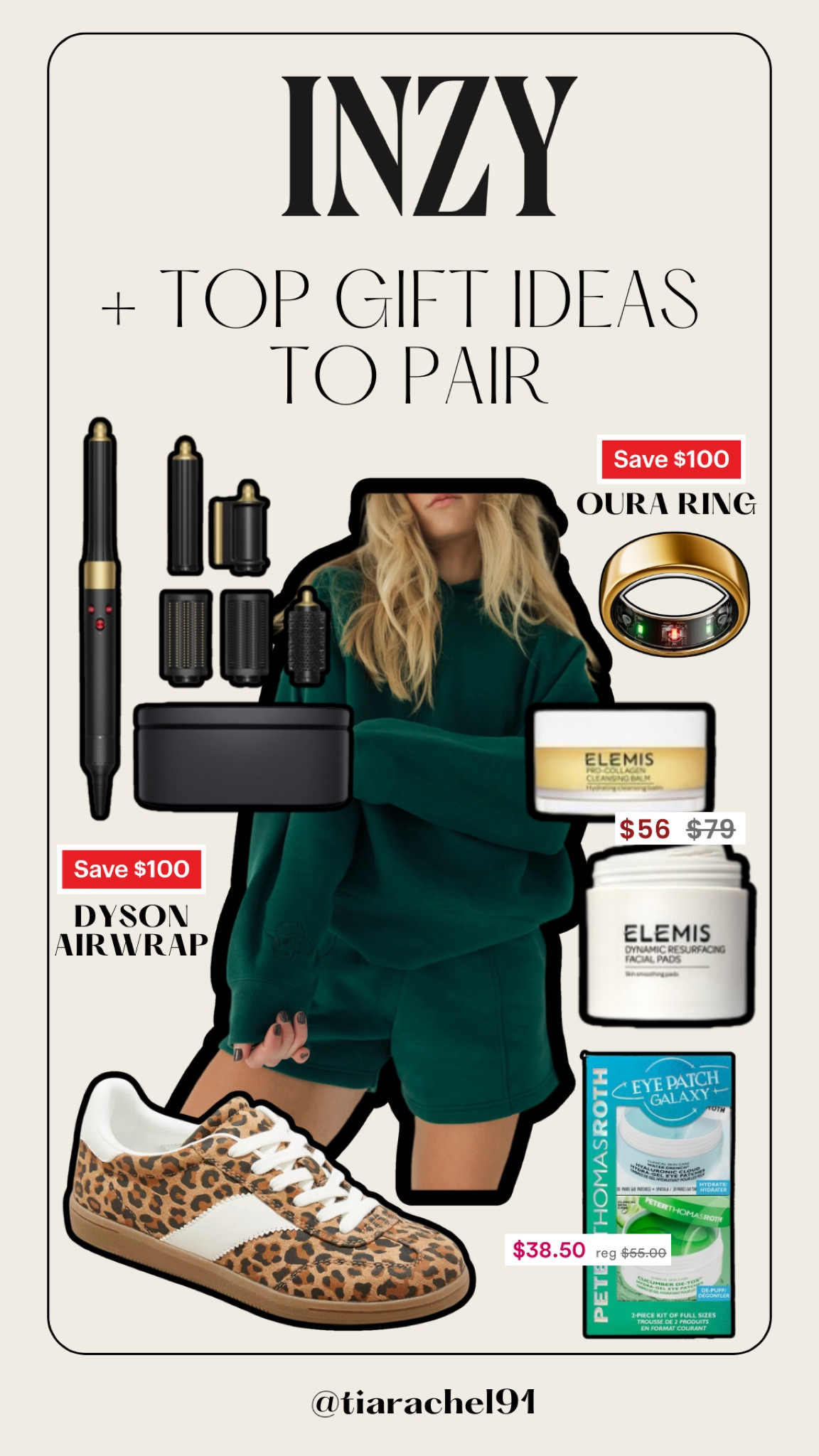 Top gift ideas for her! Leopard sneakers are so cute and only $35 at Target. Dyson Airwrap and Oura Ring both $100 off!!

#LTKGiftGuide #LTKHoliday #LTKSaleAlert