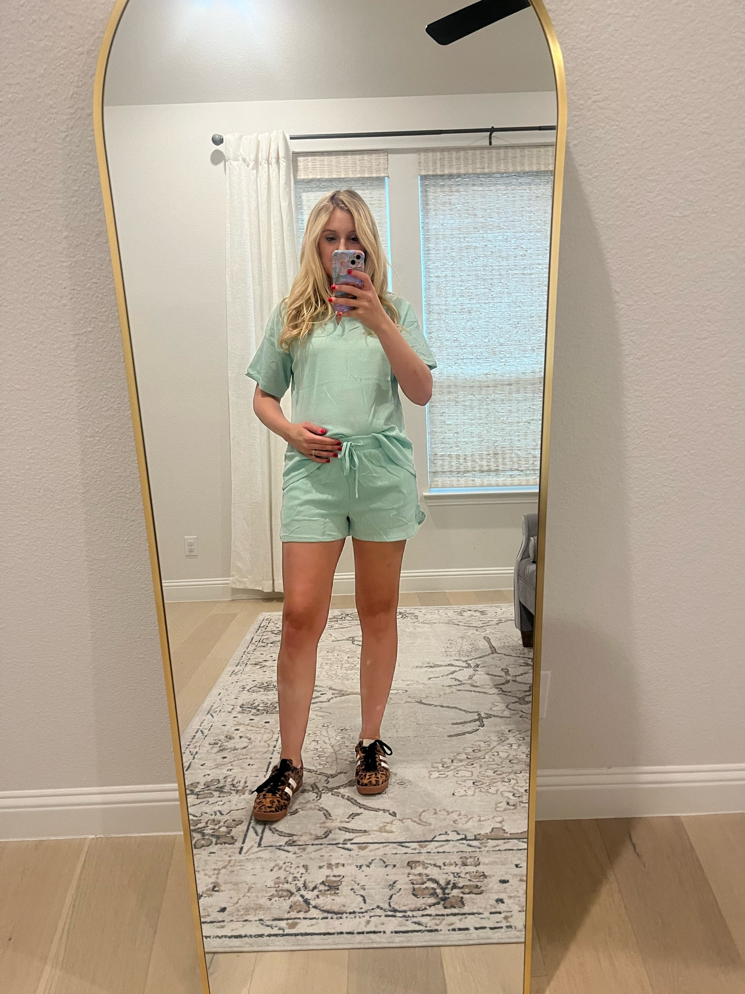 Another day, another 2 piece set! This is such a great cozy set to throw on. Bump friendly and would be great for post partum too. Super inexpensive (under $15) and comes in many colors. Wearing size medium. 

#LTKStyleTip #LTKBump #LTKFindsUnder50