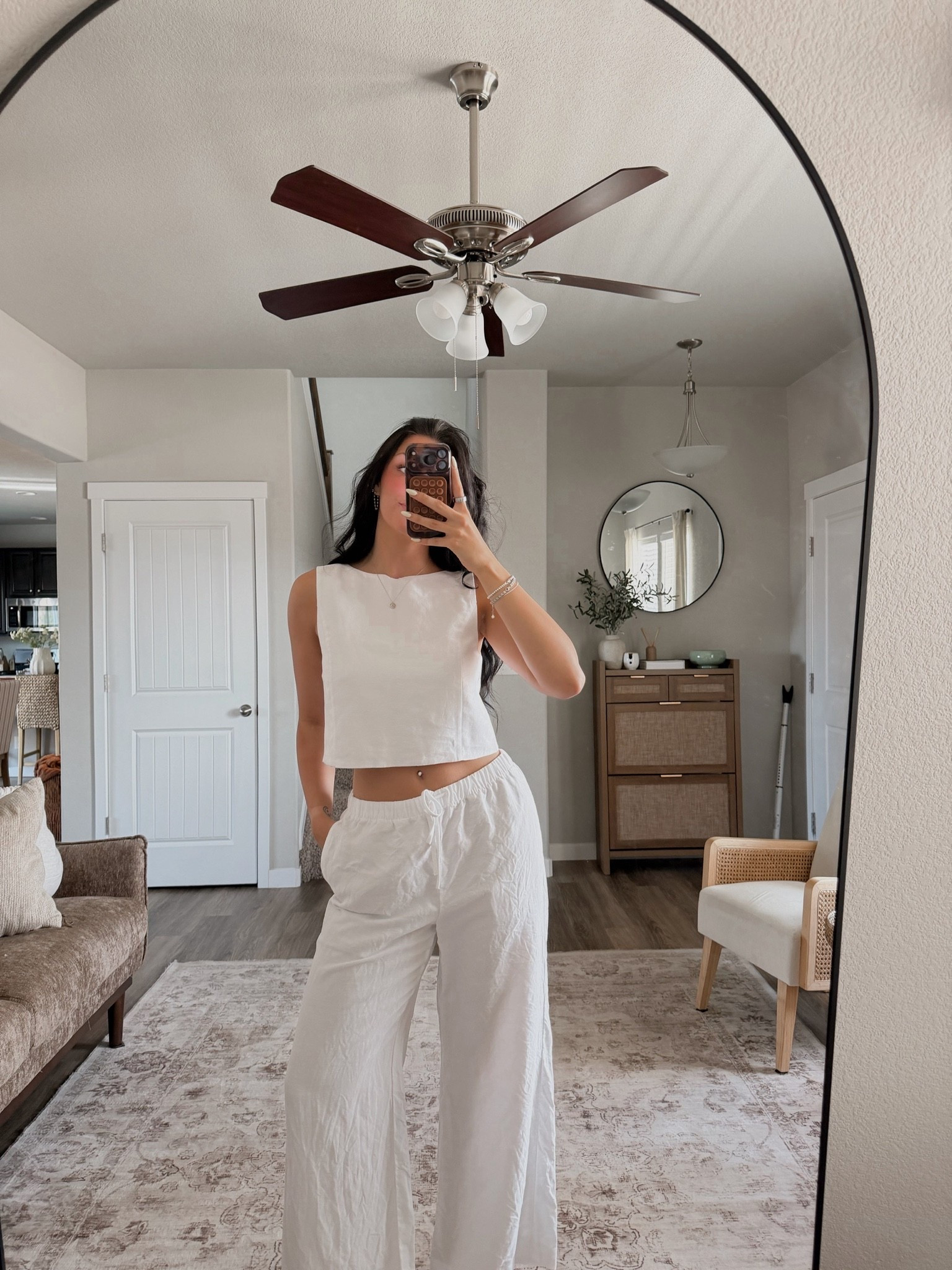 Obsessed with this linen set! @Aritzia

#LTKgrwm #LTKTall #LTKootd