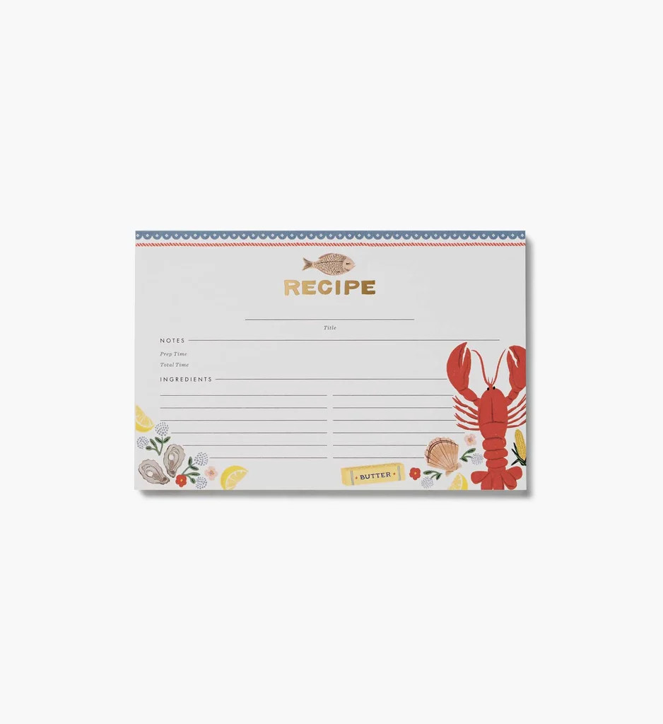 Recipe Cards - Seaside | Rifle Paper Co.