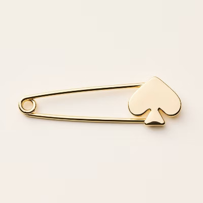 Spade Safety Pin Brooch - kate spade new york x Target Gold | Target