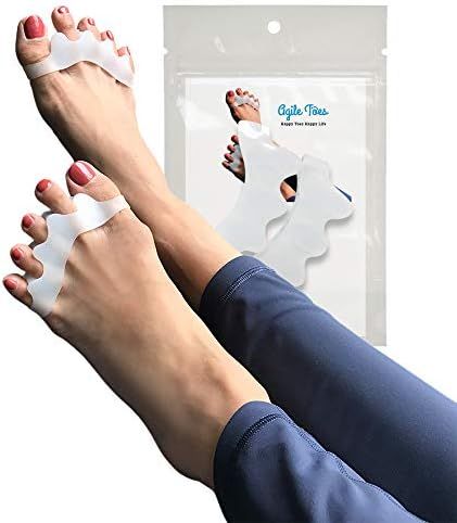 Agile Toes: Toe Separator Toe Spreader Toe Spacer Toe Divider for Therapeutic Relief from Bunions, P | Amazon (US)