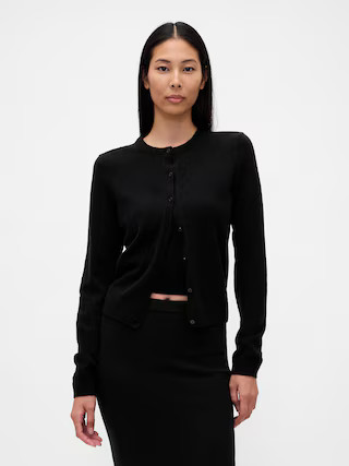 CashSoft Crop Cardigan | Gap (US)