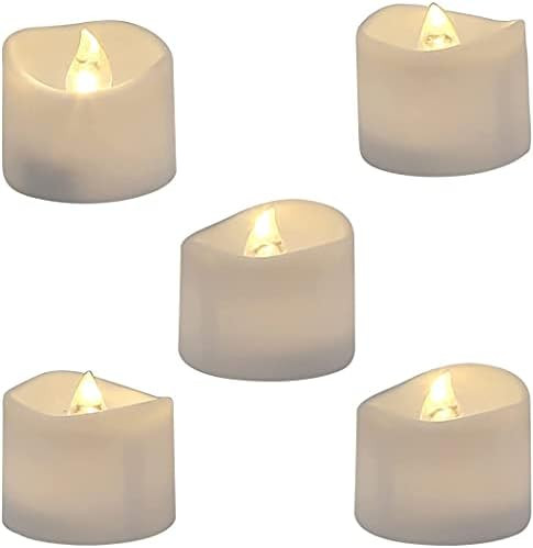 Homemory Realistic and Bright Flickering Bulb Battery Operated Flameless LED Tea Light for Season... | Amazon (US)