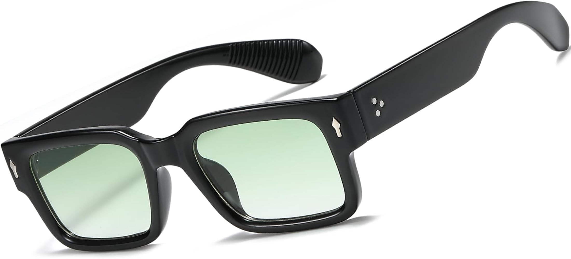 Rectangle Sunglasses for Women Men Retro Fashion Chunky Sun Glasses Square Frame Shades UV400 Pro... | Amazon (US)