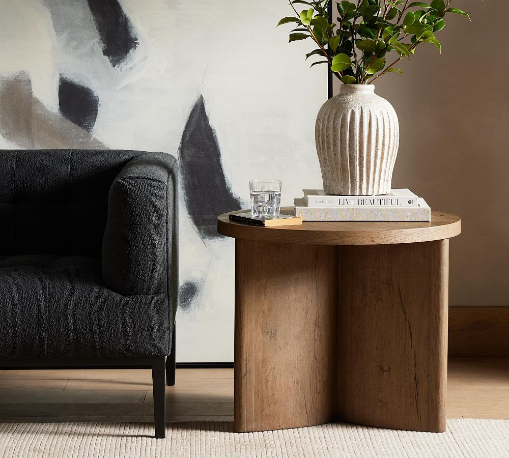Petra Round End Table | Pottery Barn (US)