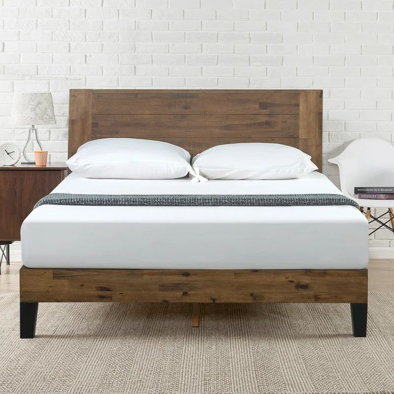 Kira Solid Wood Low Profile Platform Bed | Wayfair North America