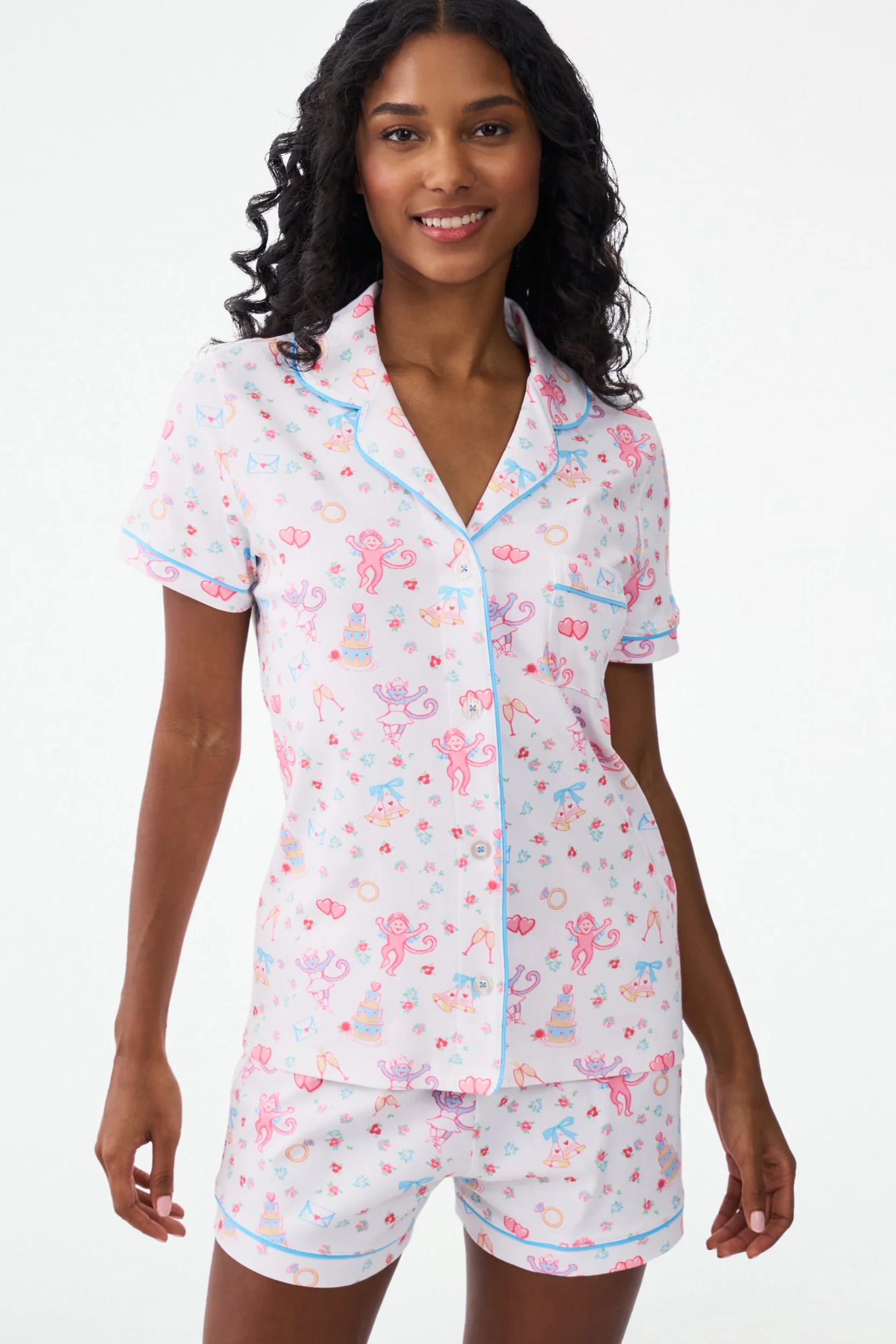 Monkey Said Yes Polo Pajamas | Roller Rabbit | Roller Rabbit