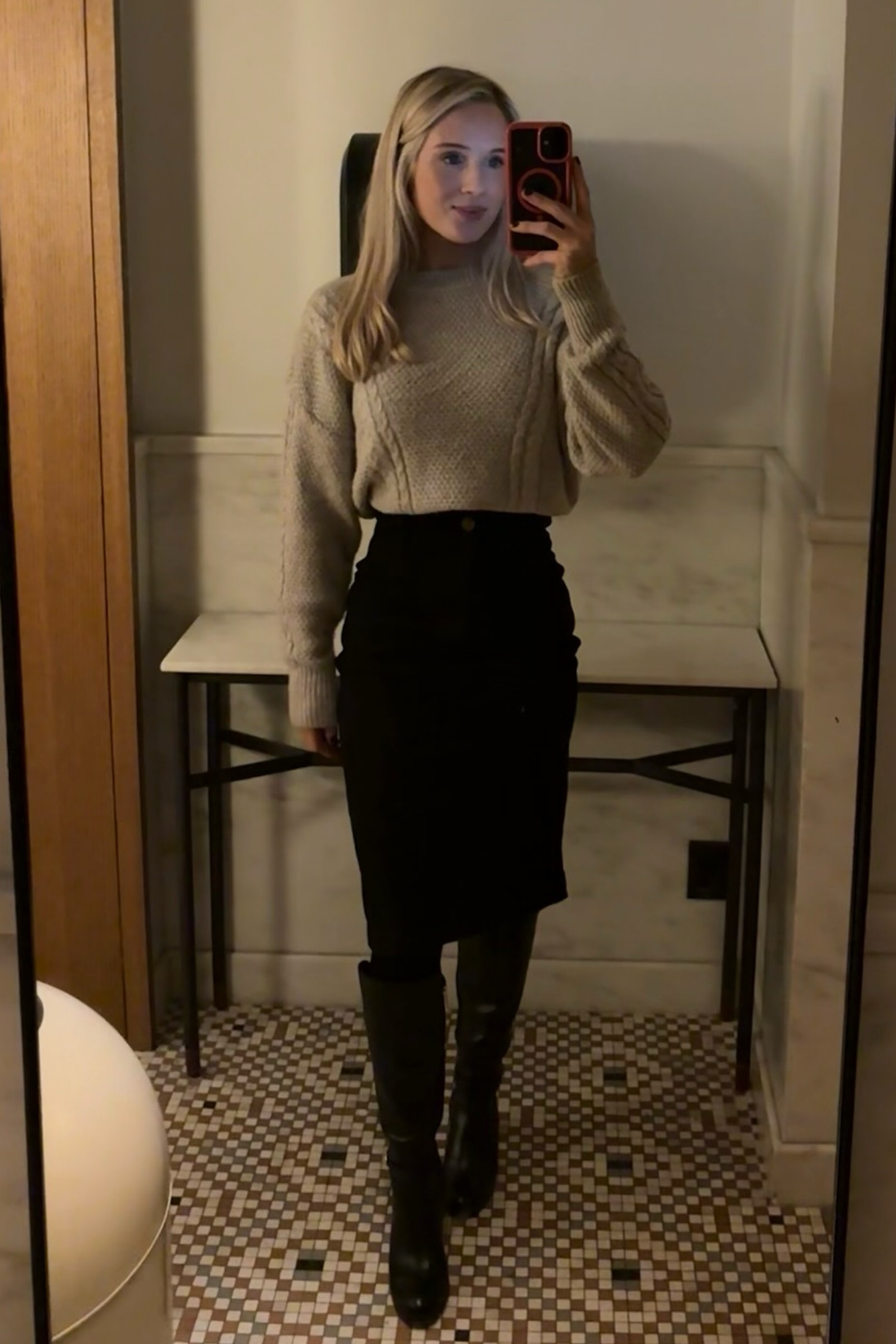 Black mid length skirt from Frame! 
Perfect for date night!🤩

#LTKStyleTip #LTKFindsUnder100 #LTKHoliday