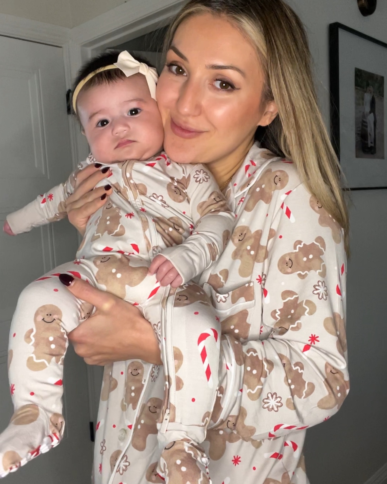 My first Christmas with Kahmi!! Wearing bamboo matching Christmas pajamas - I’m wearing medium, she’s wearing 3-6 months. 

Bamboo benefits - it’s stretchy so she can grow into it comfortably, lasts 3x longer, hypoallergenic, super soft, temperature regulating and breathable 

@bumsandroses #ad

Family matching Christmas pajamas 
Mommy and me matching 
Christmas 
Gift guide 
Gifts for new parents 
Gifts for a new mom 
Baby 
Kids 
Christmas romper 

#LTKFamily #LTKHoliday #LTKBaby