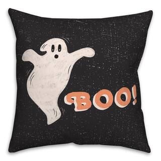 Retro Ghost Boo Spun Poly Throw Pillow | Michaels Stores