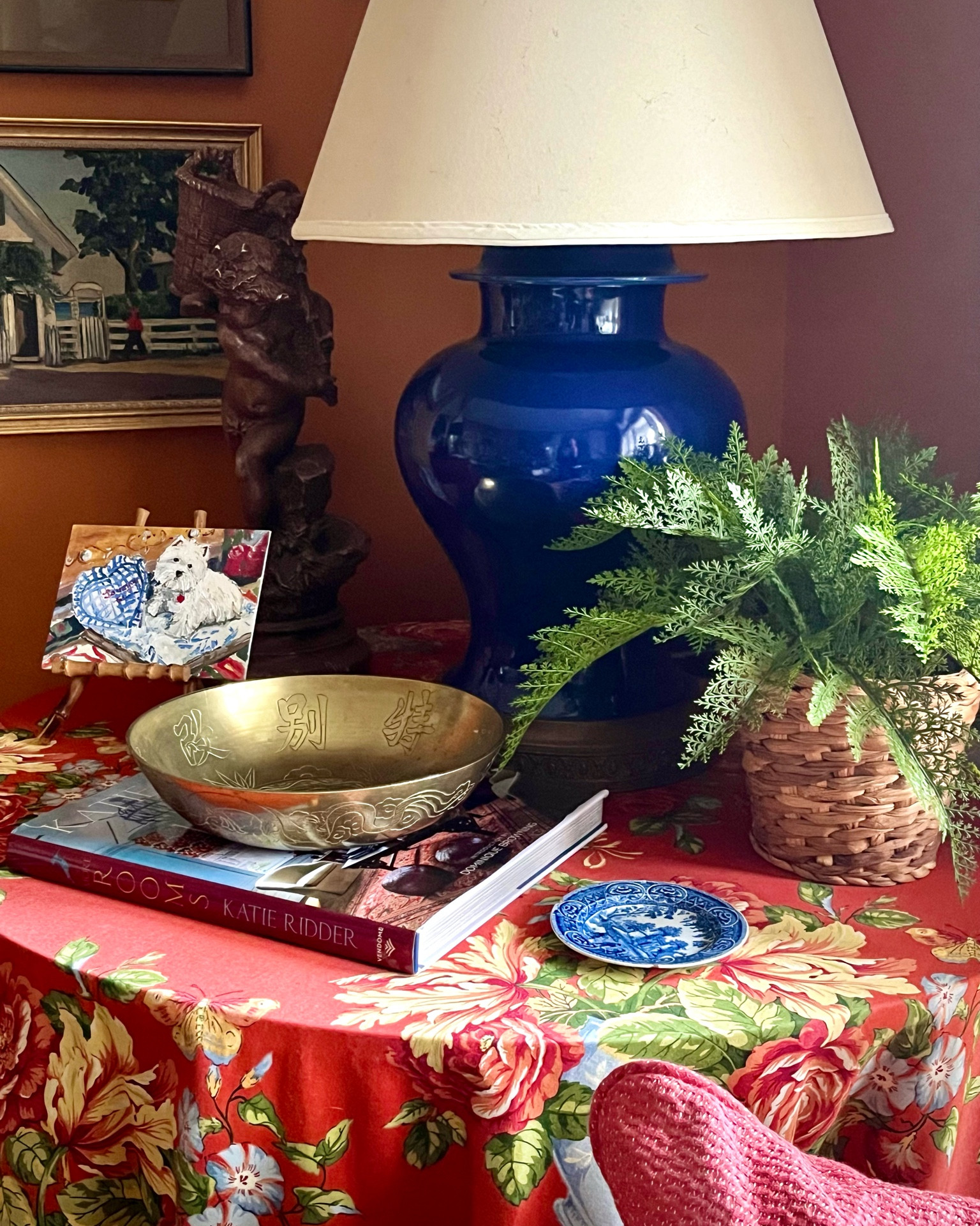 A request for a blue ginger jar lamp similar to this one.. mine is vintage, purchased at a local antique store years ago. But here are some options, as low as $87!
Also linking my favorite faux fern (my mom tried to water it 🤦🏼‍♀️) and some similar style Asian brass bowls.. I love when a bowl looks good empty or with stuff in it (most recently Shiny Brite ornaments)

#LTKSeasonal #LTKhome #LTKstyletip