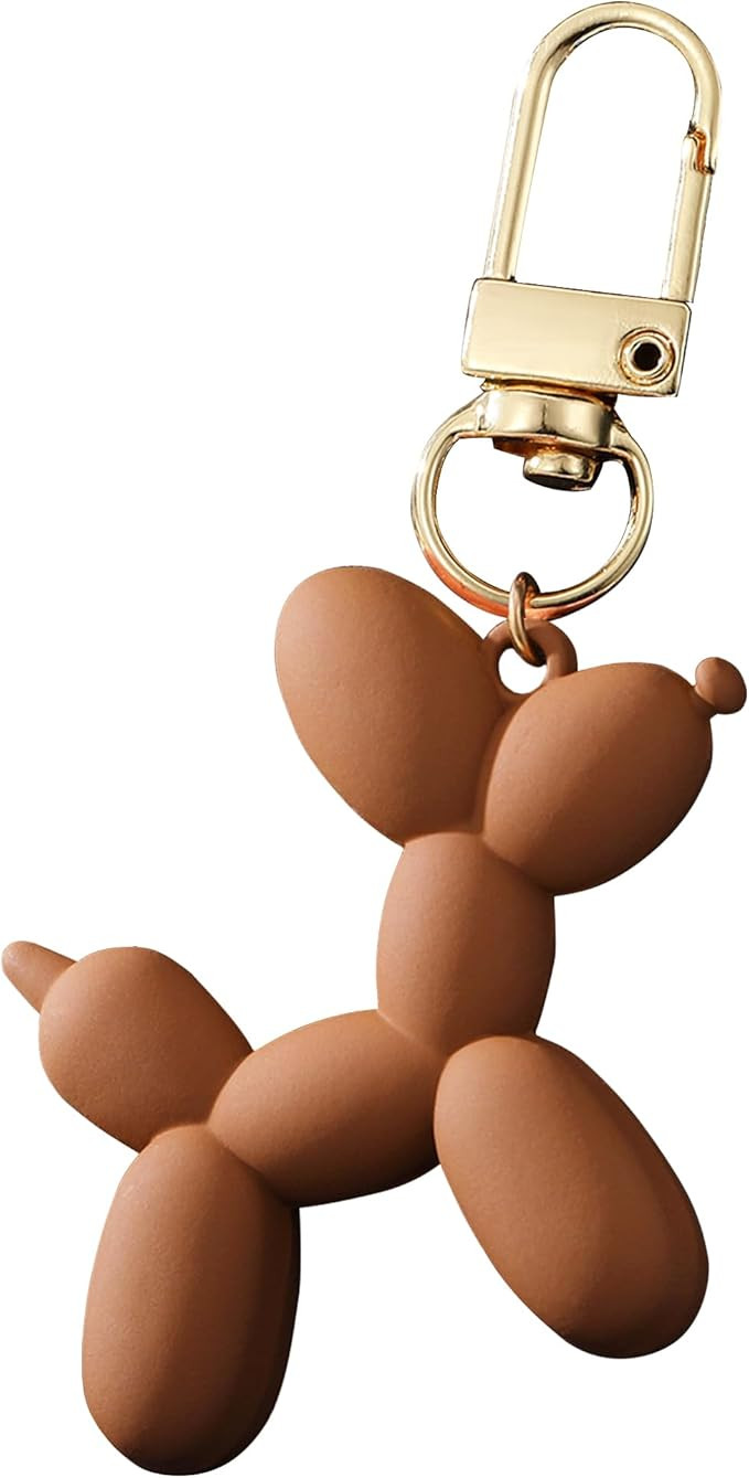 Fuerxy Balloon Dog Keychain, Cute Girls Key Chain, Fashion Bag Charm for Purse Handbags Bag Acces... | Amazon (US)