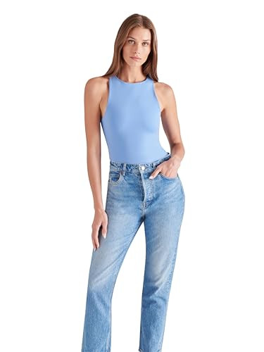 Steve Madden Apparel NICO Bodysuit, Indigo Blue, X-Small | Amazon (US)