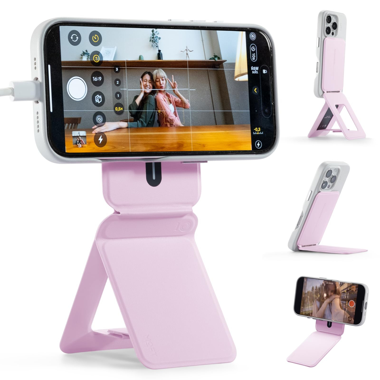 MOFT Phone Tripod Stand Selfie Stick for iPhone, Multi-Angles iPhone Stand, Lightweight & Portabl... | Amazon (US)