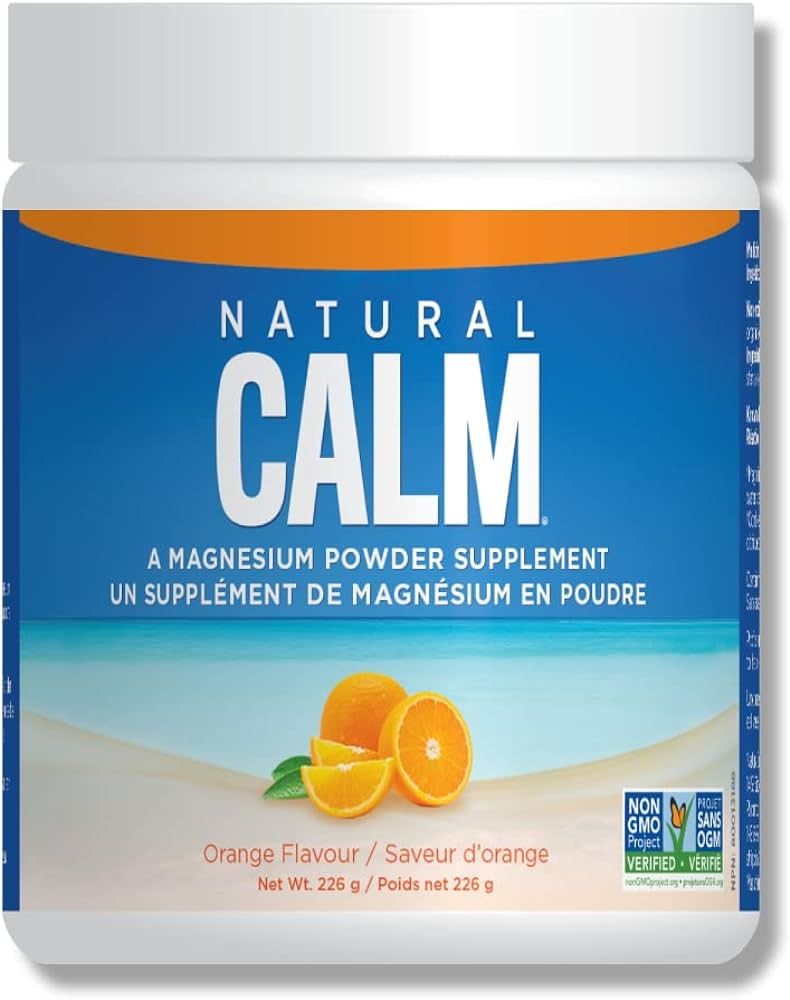 Natural Calm Magnesium Citrate Powder (Orange Flavour), 226g - Quick Absorbing - Loved Magnesium ... | Amazon (CA)