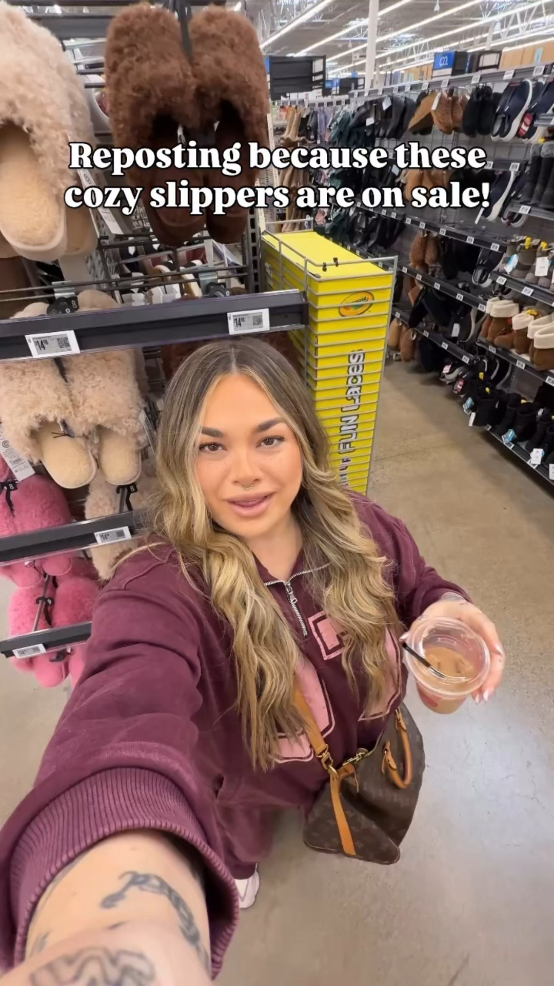 NOW ON SALE! 
Are you a slipper lover too?! I can not walk around barefoot ever 😂
#walmartfinds #walmartdeals #walmartcreator #walmartgiftidea Christmas gift ideas , Christmas gifts for her, affordable gift ideas , budget Christmas gift finds , affordable slippers , Walmart deals , Walmart sale, slippers 

#LTKvlog #LTKHoliday #LTKGiftGuide