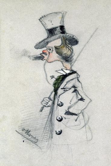 'Dandy with a Cigar, 1857 (Pencil on Paper)' Giclee Print - Claude Monet | Art.com | Art.com