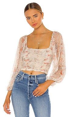 Free People Lilia Top in Tea Combo from Revolve.com | Revolve Clothing (Global)