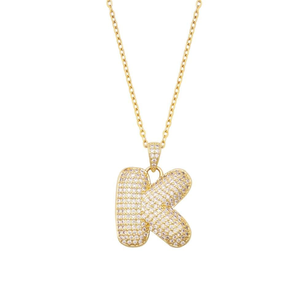 Bubble Initial Necklace | Bohomoon UK