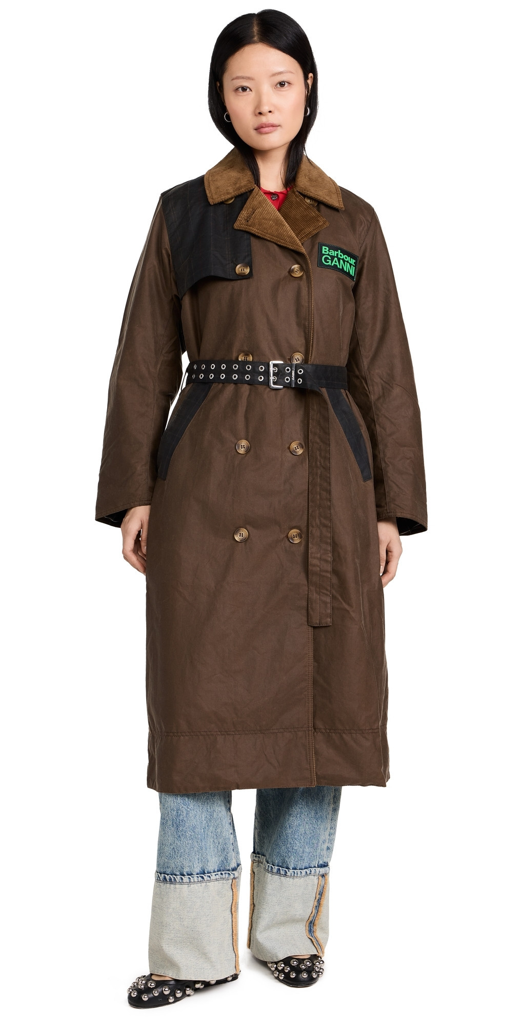Barbour Barbour Ganni Wax Trench Bark/Classic 6 | Shopbop