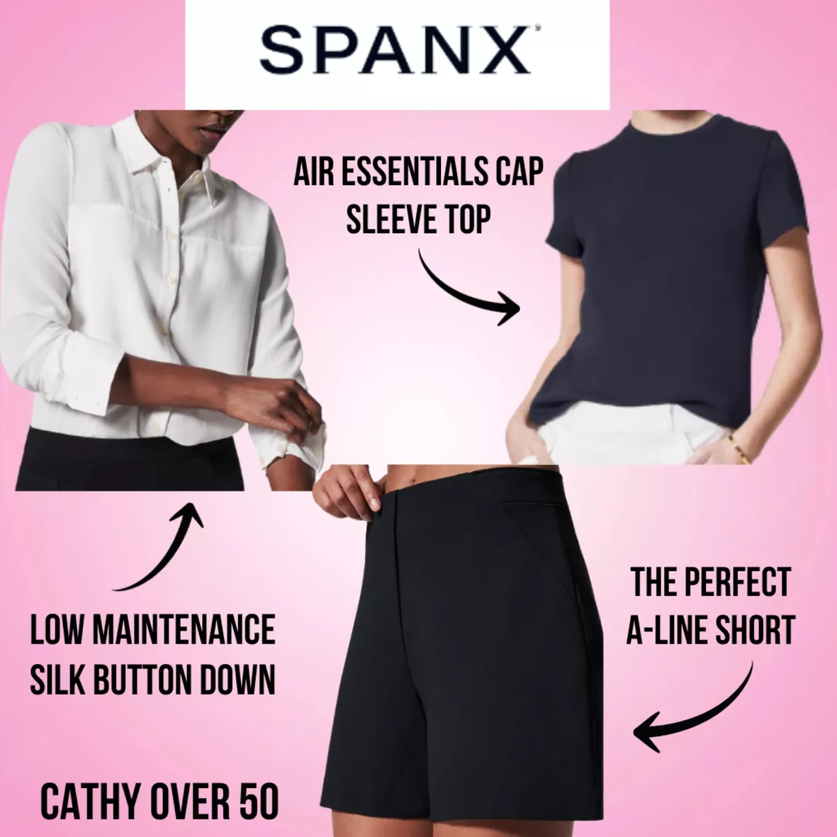SPANX Low Maintenance Silk Button Down