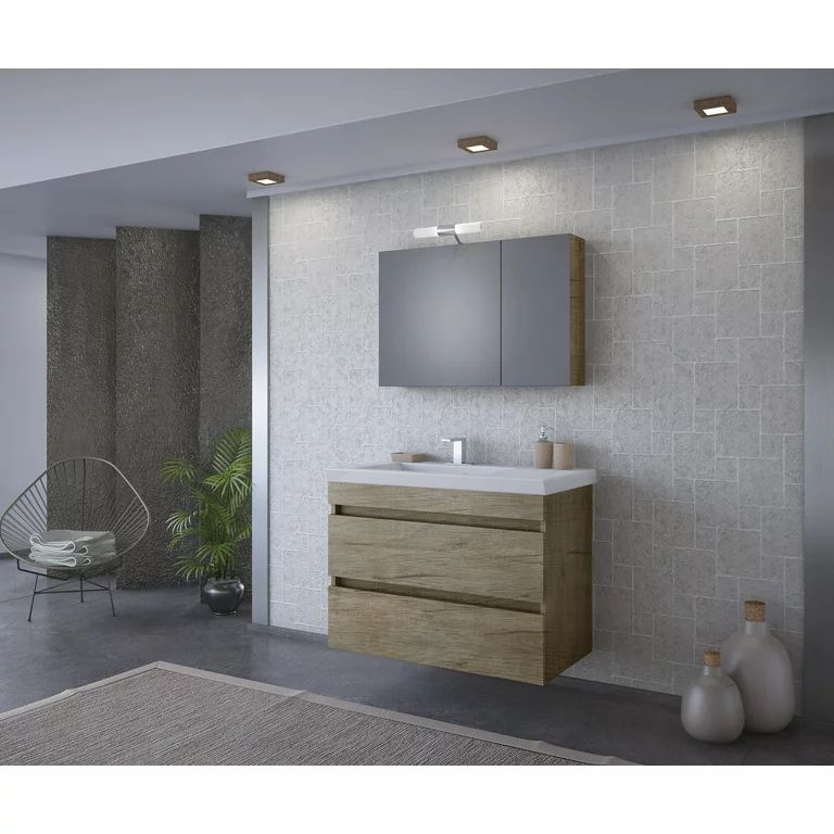 Belvedere Bath Elena 32" Wall-Mounted Single Bathroom Vanity Set - Walmart.com | Walmart (US)