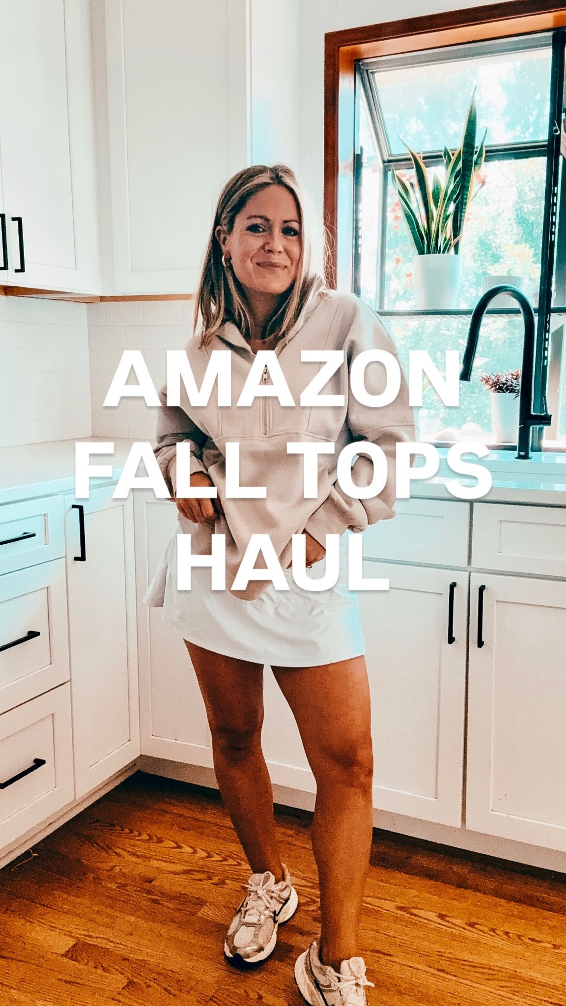 New Amazon Fall Tops Haul! Wearing a S in all of them except the gray crochet lace sweatshirt ( a M). All so cute with leggings, jeans, denim shorts, skorts, etc.

#LTKPetite #LTKSaleAlert #LTKootd