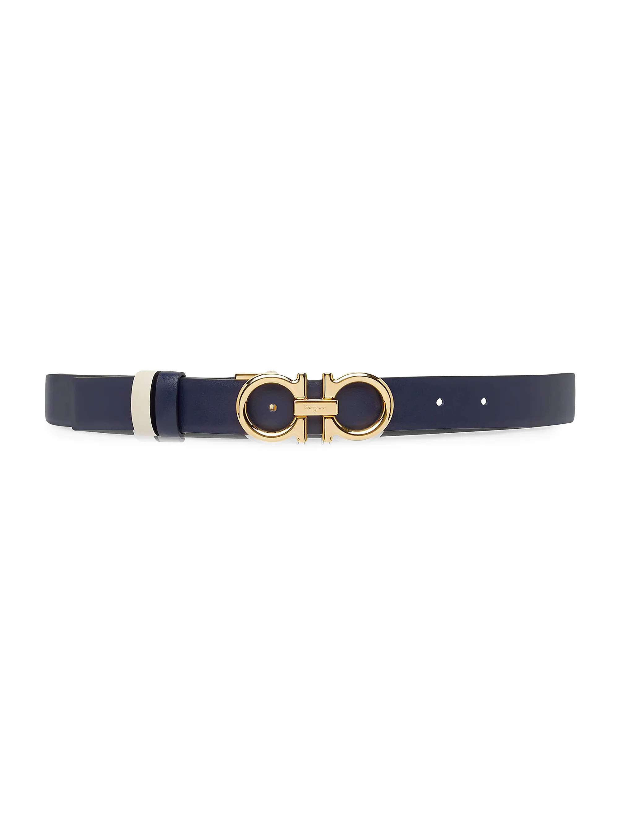 Gancini Buckle Leather Belt | Saks Fifth Avenue