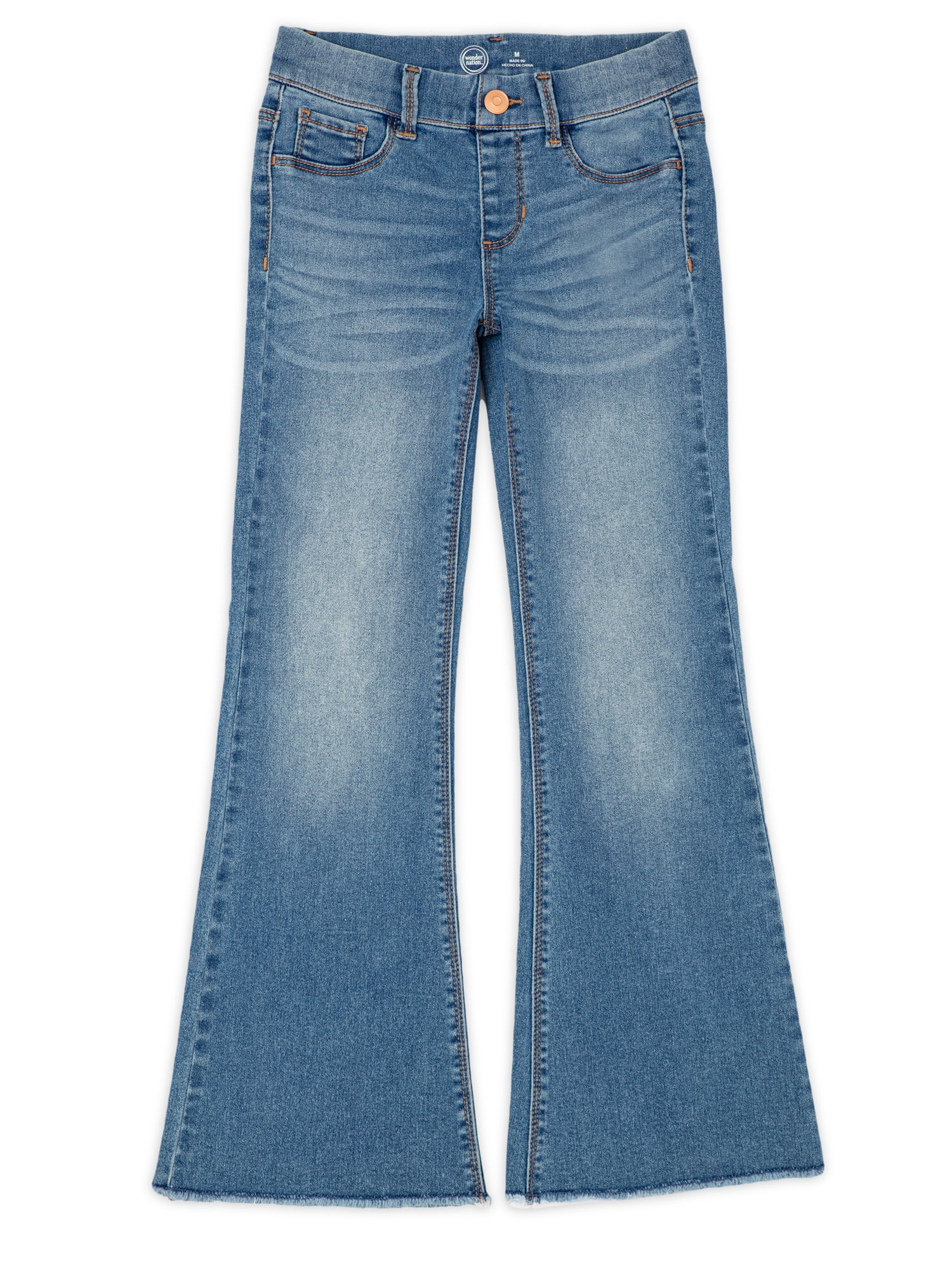Wonder Nation Kids Girls Flare Fashion Jegging, Sizes 4-18 And Plus | Walmart (US)