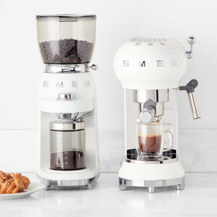 SMEG White Espresso Starter Bundle | Williams-Sonoma