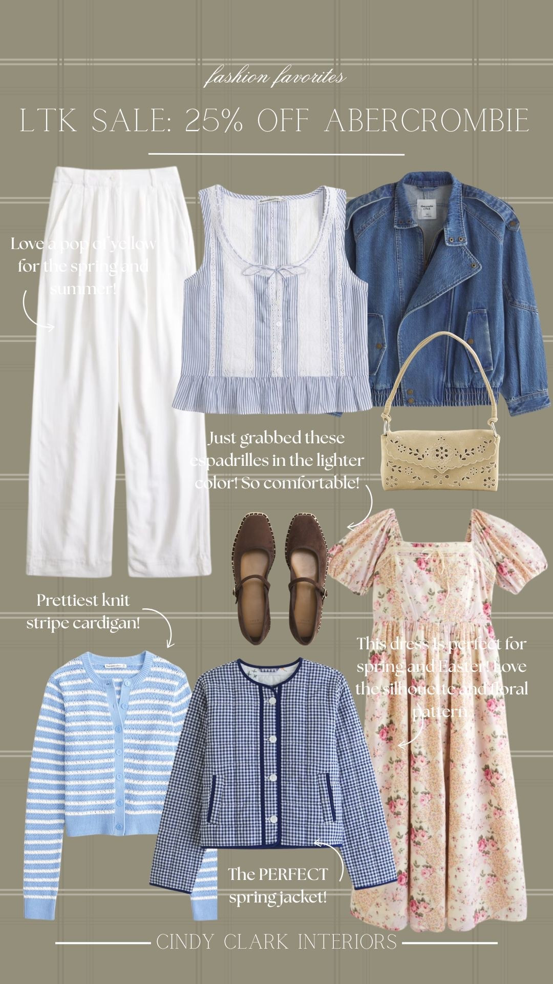 The LTK spring sale is here! Save 25% off this weekend at Abercrombie on everything across their site. The perfect time to grab an Easter dress, spring transitional styles, new swim, etc! 

#LTKSpringSale