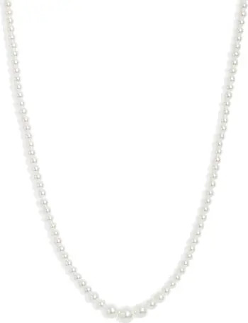 Nordstrom Graduated Imitation Pearl Necklace | Nordstrom | Nordstrom