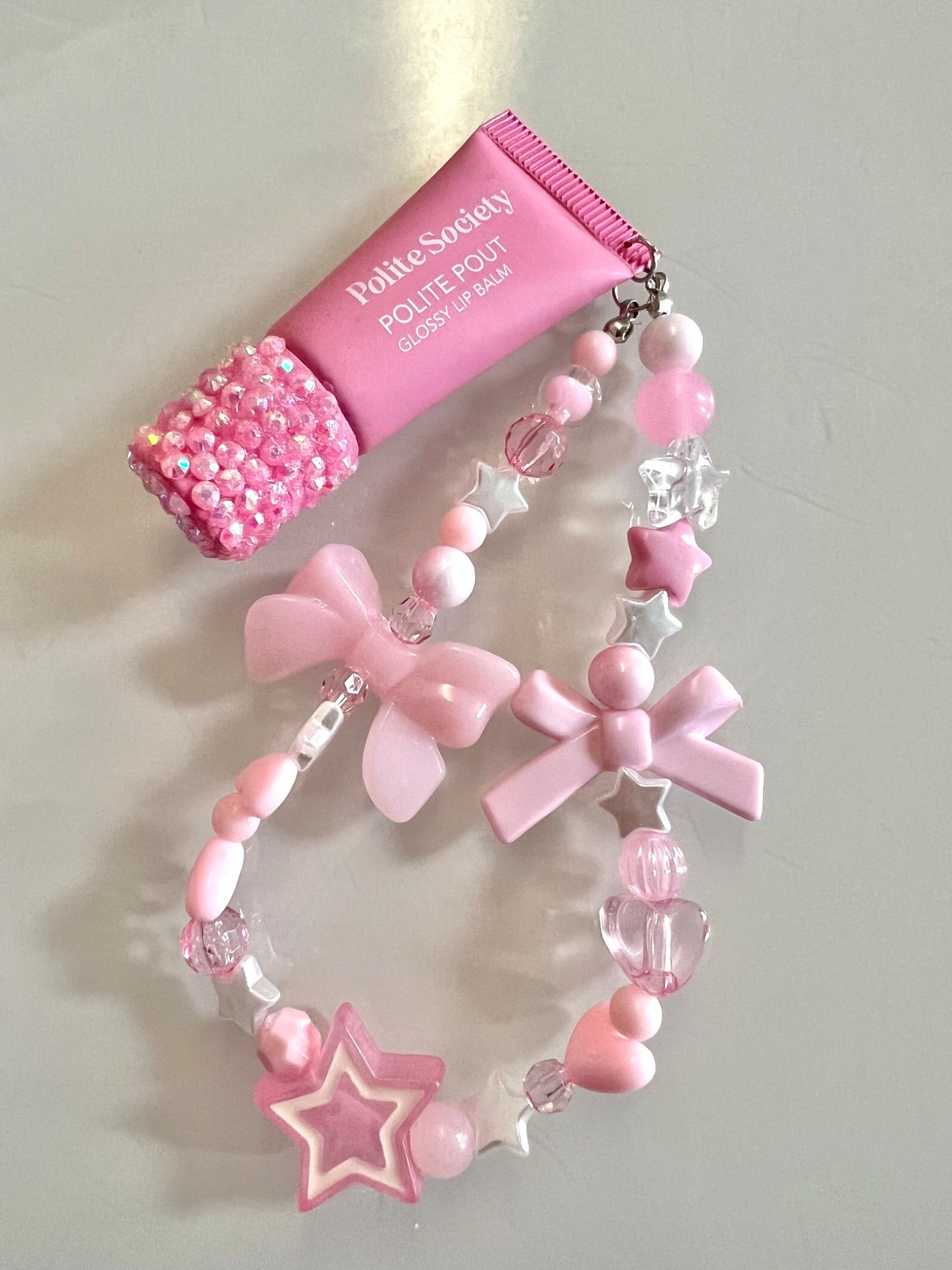 Beaded keychain 🎀✨💖