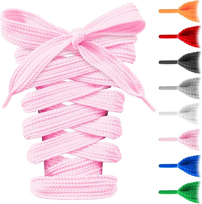 UamGlsob 2 Pairs 16MM Fat Shoe Laces for Sneakers, 5/8" Wide Thick Jumbo Chunky Shoelaces Replace... | Amazon (US)