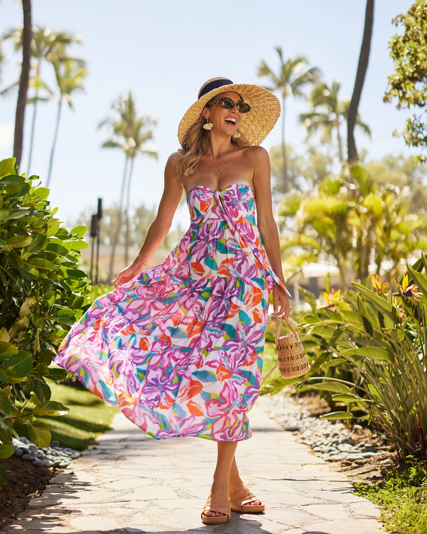 The Kona - Bandeau Maxi Dress | Kenny Flowers