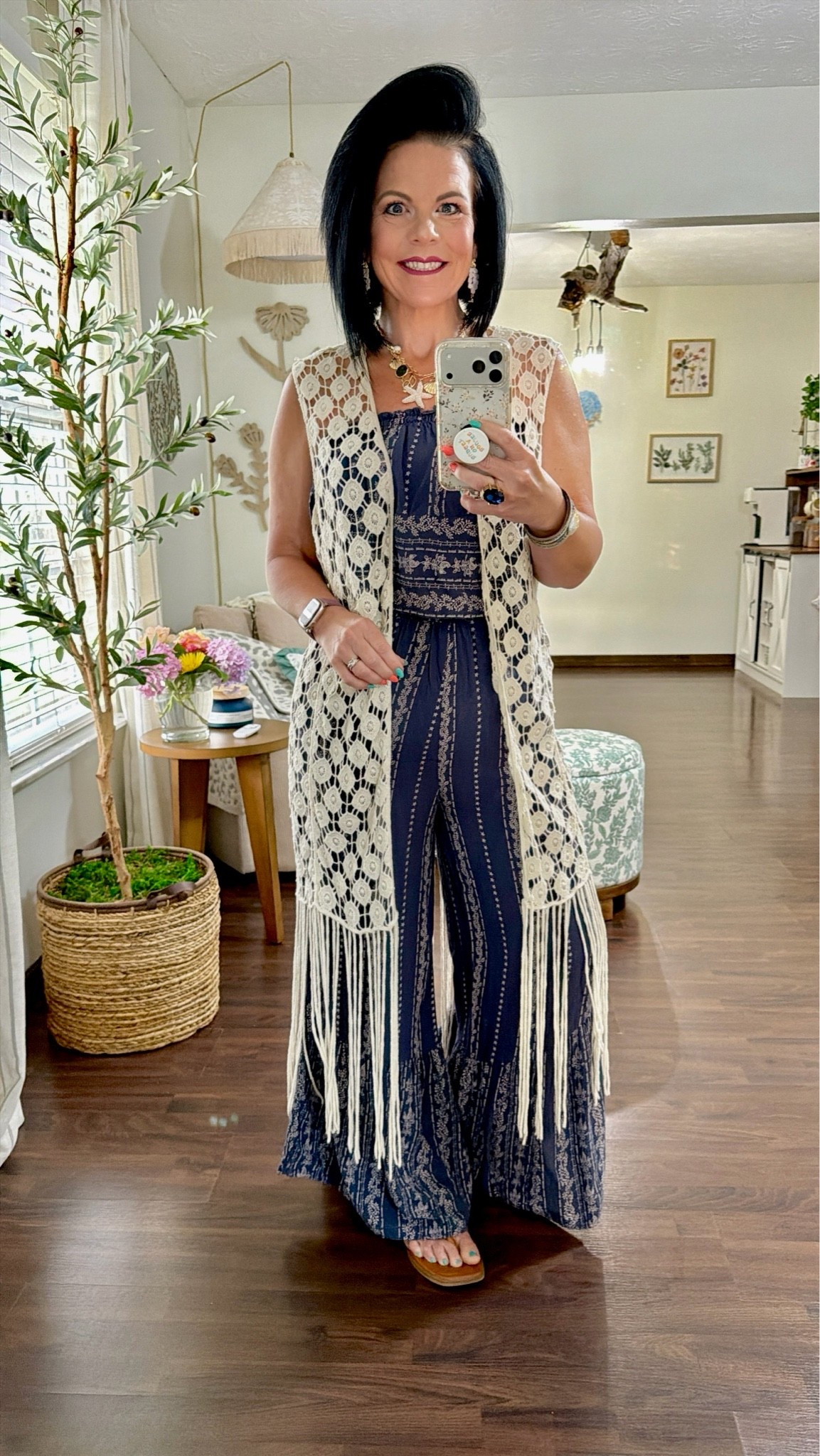 summer outfits
Sorry friends I can’t link the exact items of my jumpsuit or crochet duster. Would love if you see this to ❤️ the post to help me be seen

The shapewear I have on is 💯 
Vertvie Tummy Control Shapewear Shorts for Women Butt Lifting Body Shaper Shorts High Waisted Seamless Girdles Under Dress Size medium

#LTKootd #LTKOver40 #LTKPetite