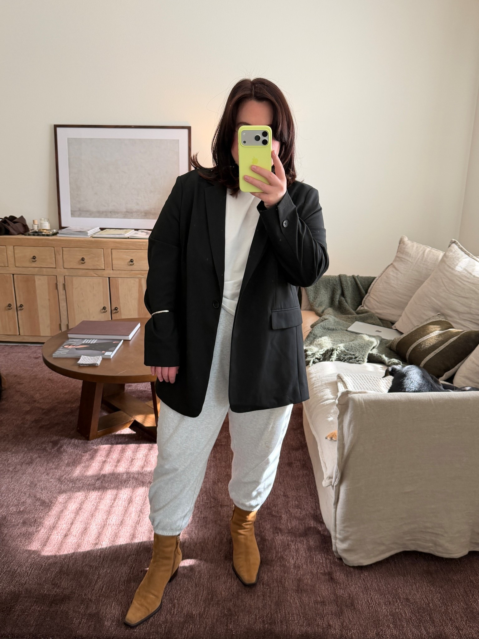 work from home ootd 

Ootd, today’s outfit, work from home outfits casual ootd, winter casual, elevated casual, oversized blazer outfit 

#LTKootd