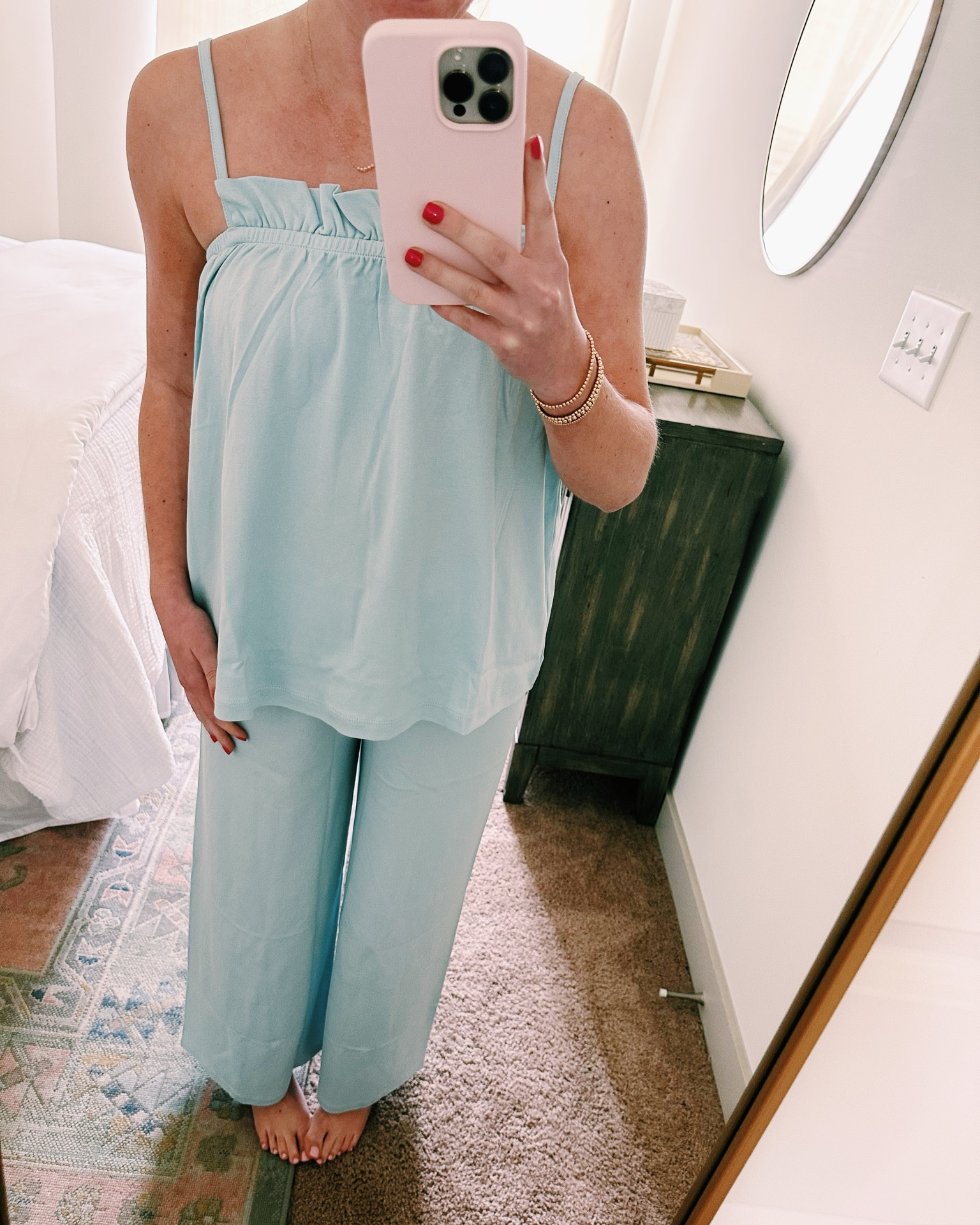 Best PJ’s ever! ☁️🩵

Wearing size S