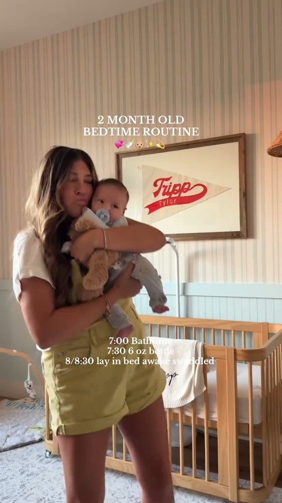 Our bedtime routine with our 2 month old!

#LTKBaby #LTKFamily #LTKHome