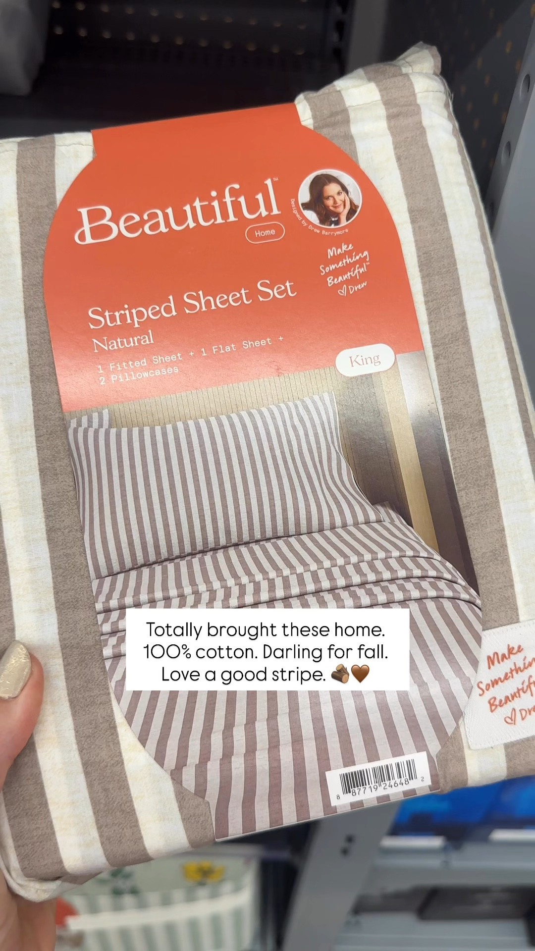 Darling all natural fiber sheets. 🙌🏼
Less than $50 for king.

Love a good stripe- and pretty color to bring in fall warmth. 

Bedroom. King, queen, full, twin

#LTKSeasonal #LTKHome #LTKFindsUnder100