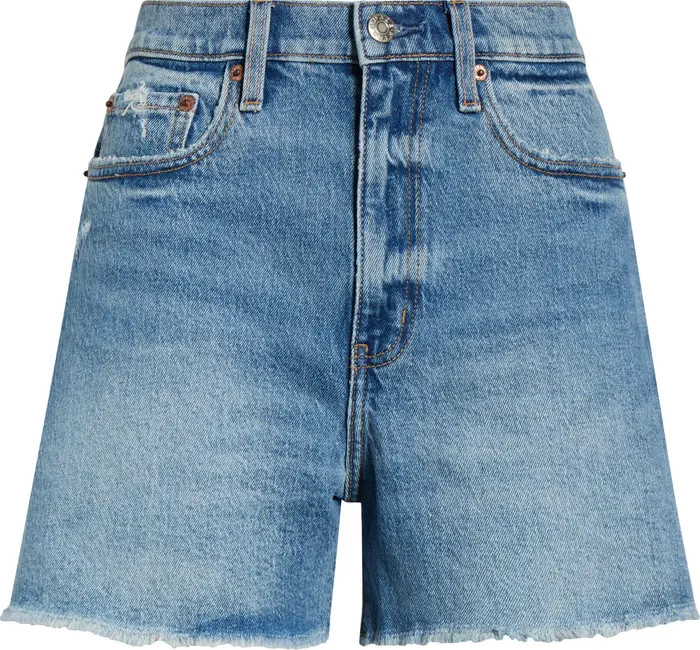 DAZE The Knockout High Waist Denim Shorts | Nordstrom | Nordstrom
